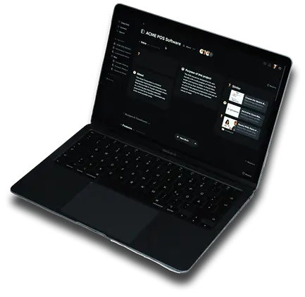 پیش‌نمایش طراحی روی لپ‌تاپ